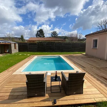 Spacieuse Avec Piscine Privé , Vallée Du Lot Villa